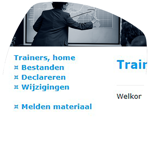 inlog portaal voor trainers
